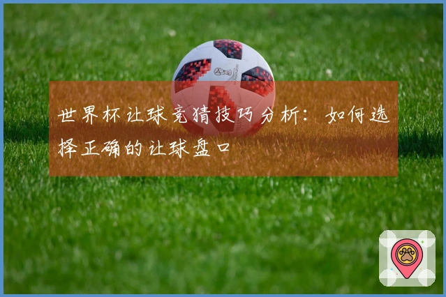 世界杯让球竞猜技巧分析：如何选择正确的让球盘口
